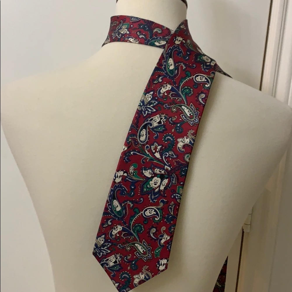 Disney Balancine Mickey Mouse Christmas Tie‎
